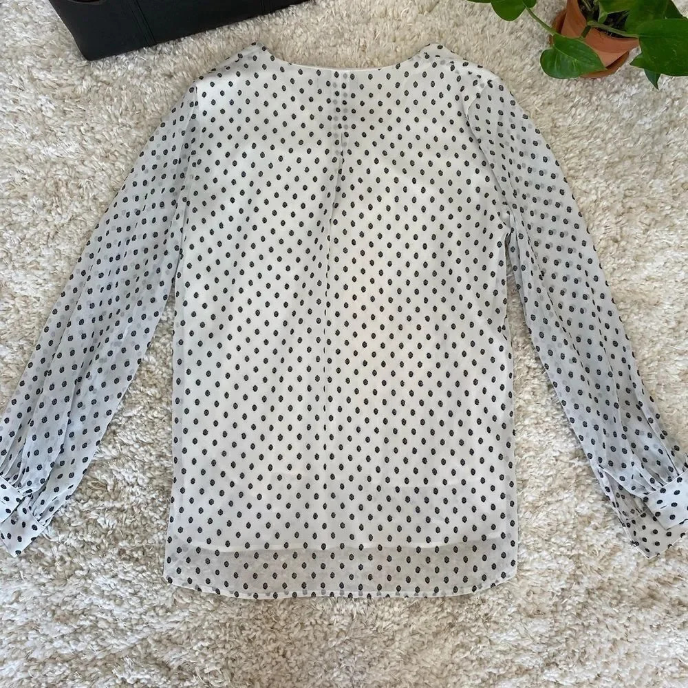 Banana Republic Women’s Polka Dot Blouse - Picture 3 of 10